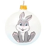 Rabbit Christmas Ball 80mm