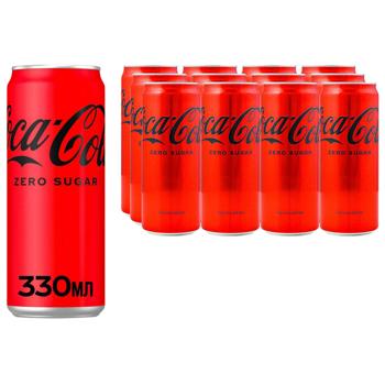Напиток газированный Coca-Cola Zero 0,33л
