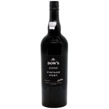 Dow's Vintage 2000 Red Sweet Port Wine 20% 0.75l