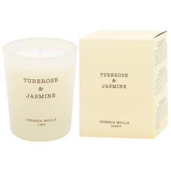 Аромасвеча Cereria Molla Tuberose & Jasmine мини 70г - купить, цены на WINETIME - фото 1