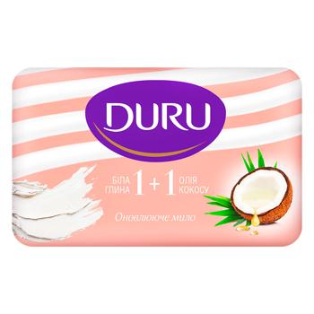 Duru White Clay and Coconut Toilet Soap 80g - buy, prices for MegaMarket - photo 1