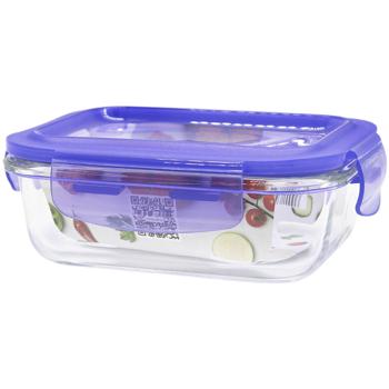 Food storage box Vittora glass 370ml China - buy, prices for Auchan - photo 1