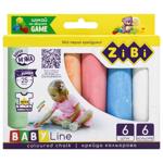 Мел ZiBi Jumbo цветной 6шт
