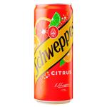 Напій газований Schweppes Цитрусовий мікс 0,33л