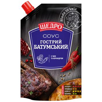 Соус Щедро Батумський з чилі та коріандром гострий 200г - купити, ціни на За Раз - фото 1