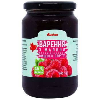 Auchan Raspberry Jam 460g - buy, prices for Auchan - photo 1