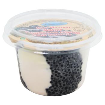 Rusalochka Protein Вlack Сaviar with Сream Sauce and Cream Flavor 180g - buy, prices for EKO Market - photo 1