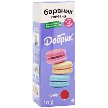 Краситель Добрик гелевый натуральный 17г в ассортименте - купить, цены на КОСМОС - фото 3