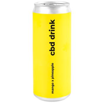 Напиток газированный Underwood CBD Drink Mango x Pineapple 0,33л