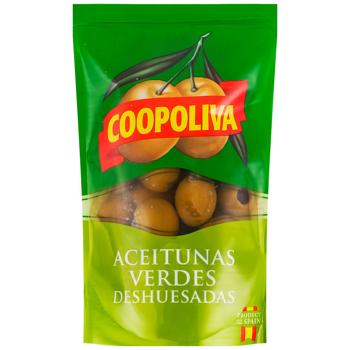 Оливки Coopoliva без кісточки 200мл - купити, ціни на Торба - фото 1