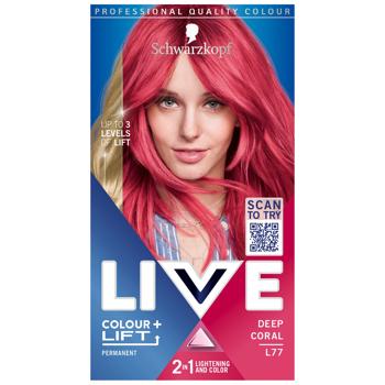 Краска для волос Live Colour + Lift осветляющая тонирующая L77 Розовая страсть - купить, цены на Идеал - фото 1