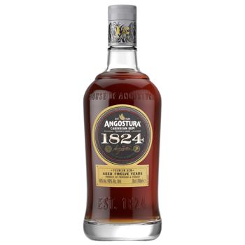 Ром Angostura 1824 12 лет 40% 0,7л - купить, цены на МегаМаркет - фото 1