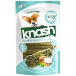 Knash Woofa Loofa Snack for Dental Health of Small Breed Dogs with Mint, Parsley and Coconut Oil 115g