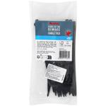 Auchan Black Cable Ties 4x140 50pcs