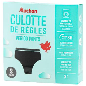 Менструальное нижнее белье Auchan Super размер S 1шт - купить, цены на Auchan - фото 1