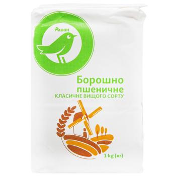 Auchan Wheat Flour Highest Grade 1kg - buy, prices for Auchan - photo 2