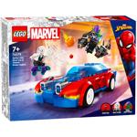 Конструктор Lego Marvel Автомобіль для перегонів Людини-Павука й Зелений Гоблін з отрутою Венома
