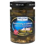 Корнішони HELCOM 327 мл з перцем та часником И003 (Польща)