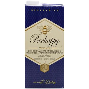 Вино Beehappy Vinnuts ароматизоване біле 14% 1л - купити, ціни на - фото 2