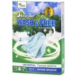 Powder detergent Wash&free Mountain freshness 400g Ukraine