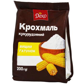 Крохмаль Деко кукурудзяний сухий 200г - купити, ціни на - фото 1