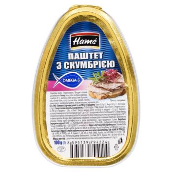 Паштет Hame з скумбрією 100г - купити, ціни на Біотус - фото 1