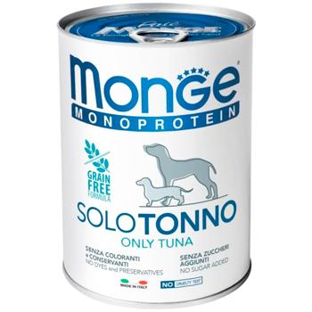 Monge Monoprotein Solo Wet Food with Tuna for Dogs of All Breeds 400g - buy, prices for MasterZoo - photo 1