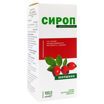 Krasota Ta Zdorovya Dietary Supplement Rosehip Syrup with Sugar 100ml - buy, prices for COSMOS - photo 2