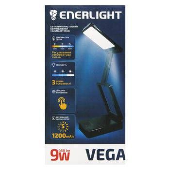 Светильник настольный Enerlight Vega LED с аккумулятором 1200 мАч 9Вт черный - купить, цены на NOVUS - фото 2