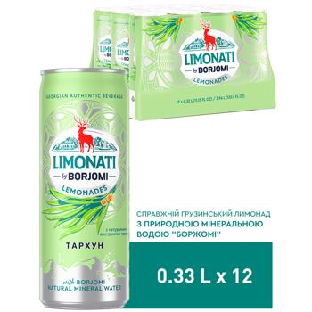 Напій газований Borjomi Limonati Тархун 0,33л - купити, ціни на AlcoHub - фото 2