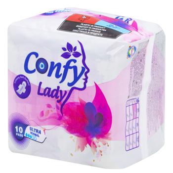 Прокладки гігієнічні Confy Lady Ultra Normal 10шт - купити, ціни на КОСМОС - фото 2