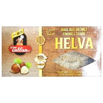 Tatlan Tahina Halva with Hazelnut 300g