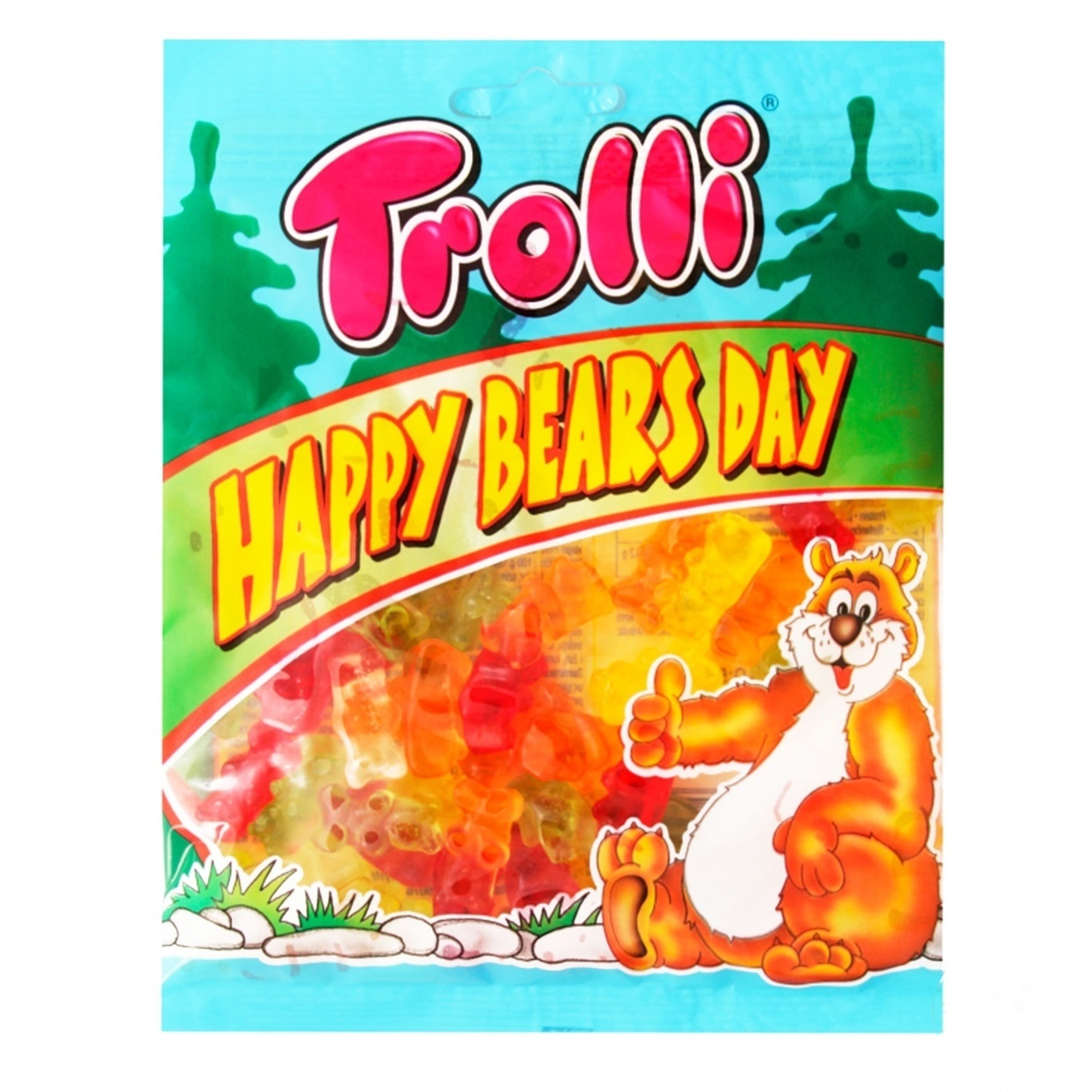 

Жевательные конфеты Trolli День счастливых медведей 100г