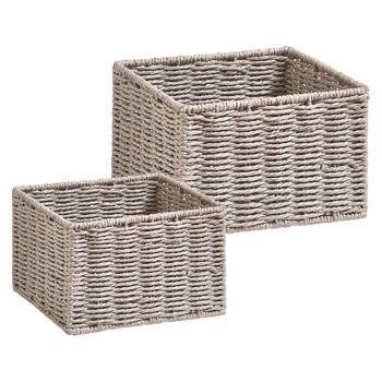 Zeller Basket 16x16x11cm, 20x20x13cm 2pcs - buy, prices for MegaMarket - photo 1