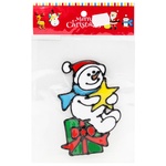 PioneeR Snowman New Year Silicone Sticker 15x20cm