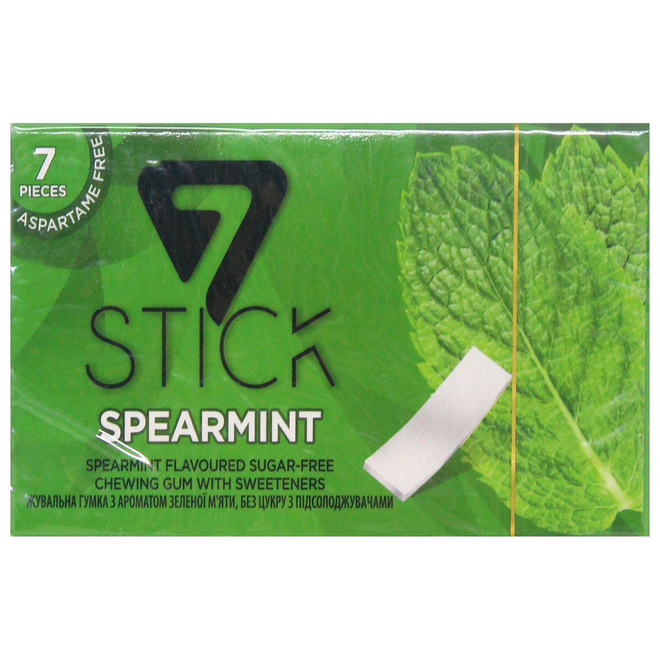 

Жевательная резинка 7Stick с зеленой мятой 24шт 14,5г