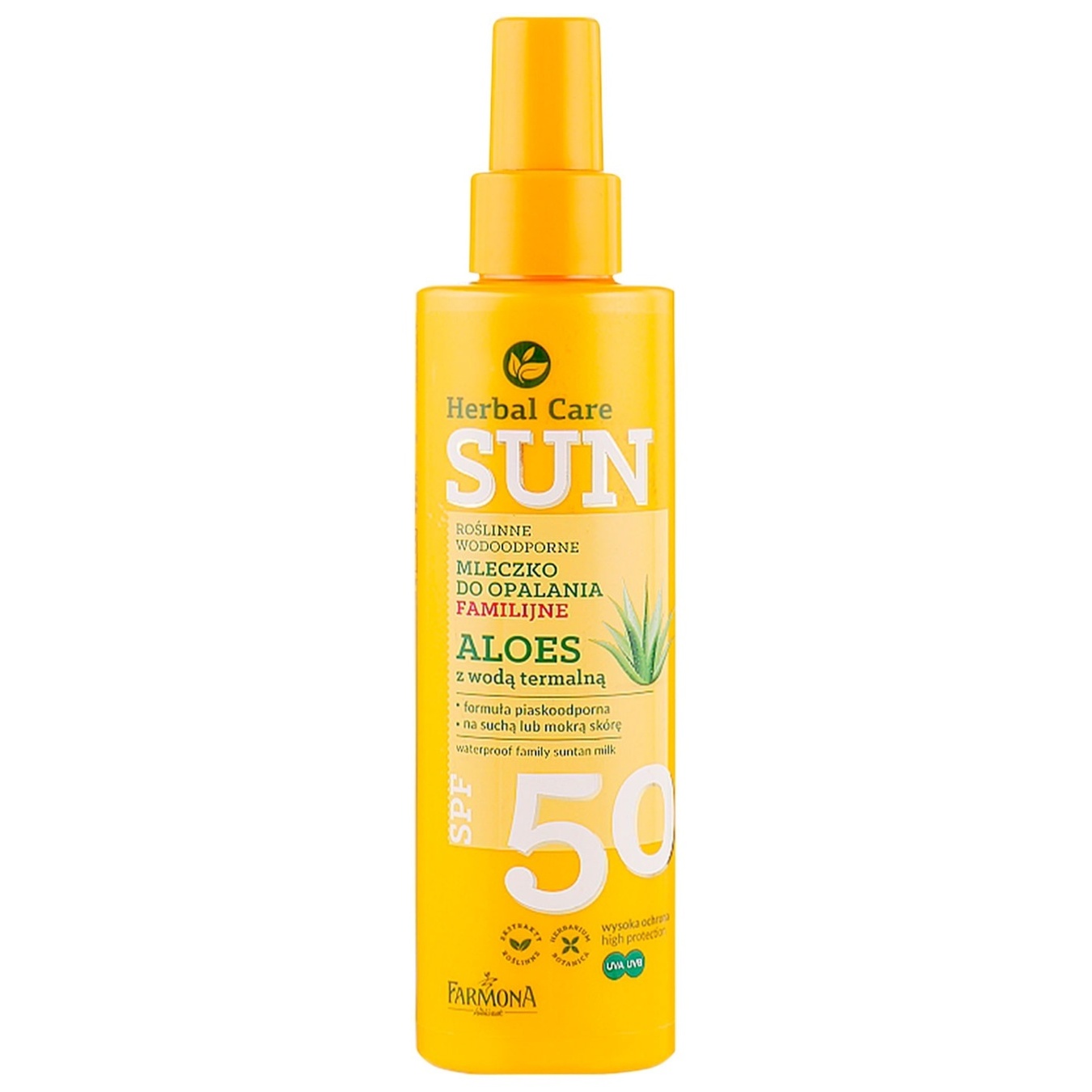 

Молочко Herbal Care Sun для загара детское SPF50 150мл