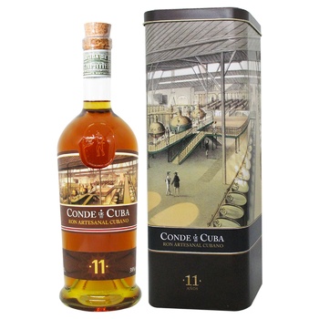 Ром Conde de Cuba 11yo Box 38% 0.7л х6