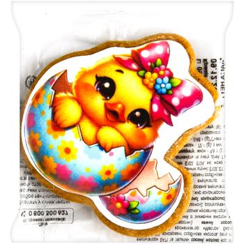Пряник Добрик Счастливый цыпленок 40г - купить, цены на Auchan - фото 1