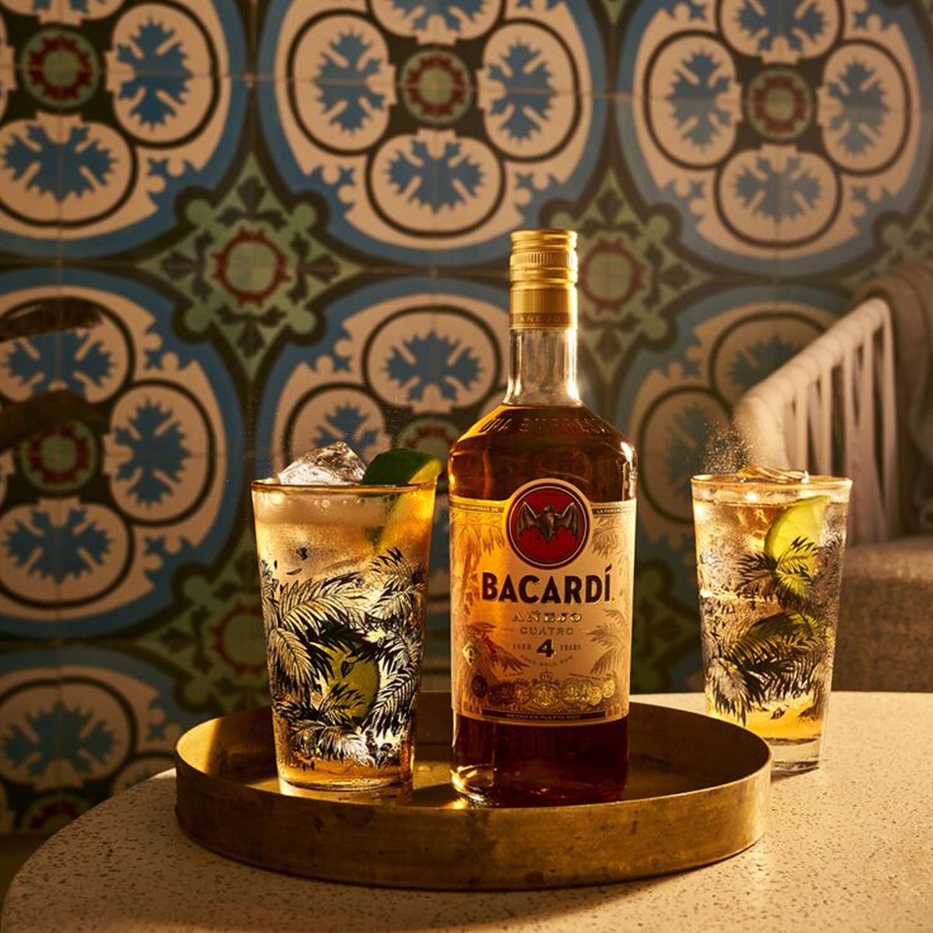 

Ром Bacardi Anejo Cuatro 4 года выдержи 40% 0,7л
