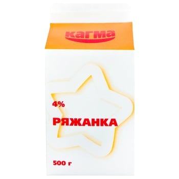 Ряженка Кагма 4% 0,5л - купить, цены на Auchan - фото 1