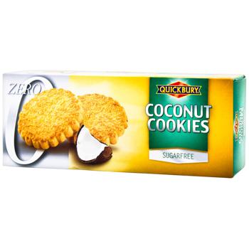 Печенье Quickbury кокосовое без сахара 150г - купить, цены на КОСМОС - фото 1
