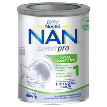 NESTLÉ® NAN® ExpertPro Total Comfort 1 Dry Milk Mixture for Special Medical Purposes for Children from Birth 800g