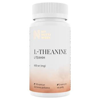 L-теанін My Nutri Week 600мг 100 капсул - купити, ціни на Біотус - фото 1