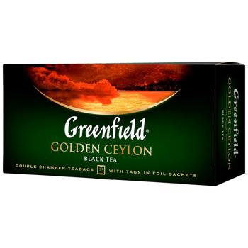 Чай черный Greenfield Golden Ceylon 2г*25шт - купить, цены на Идеал - фото 1