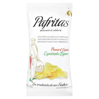 Pafritas Chips with Espelette Pepper 140g - buy, prices for Vostorg - photo 1