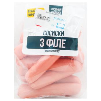 Сосиски Родинна Ковбаска С филе высший сорт