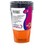 Стакан бумажный ТСМ Graphite 5шт 340мл