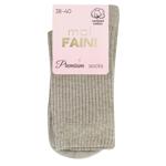 Moi Faini Ribbed Men's Socks s.38-40 Beige