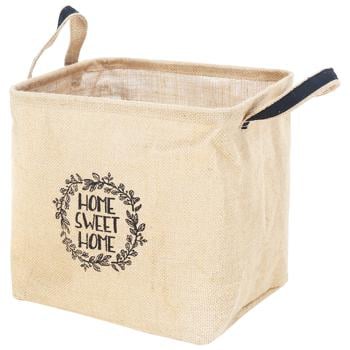 Actuel Jute Basket 30*30*30cm - buy, prices for Auchan - photo 1